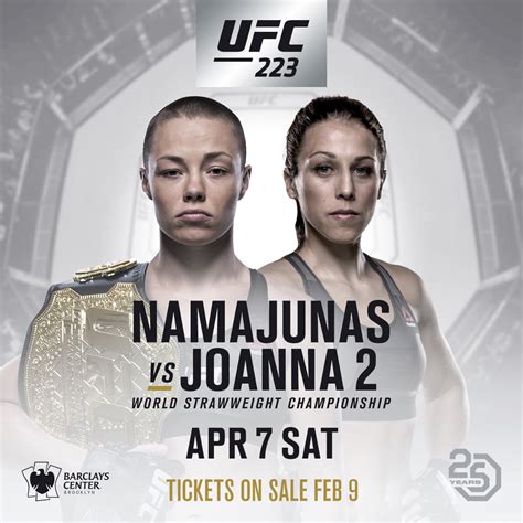 The Rematch Is On At UFC 223 Womens Straw Weight Rose Namajunas Vs