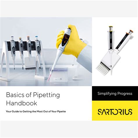 Basics Of Pipetting Handbook Your Guide To Getting The Most Out Of