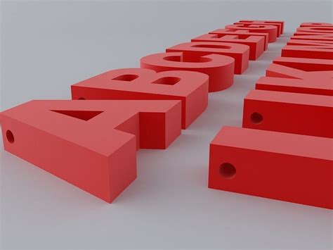 Here are 4 tips that should help you perfect your pronunciation of 'from a to z':. A to Z English Letters free 3D Model 3D printable .stl ...