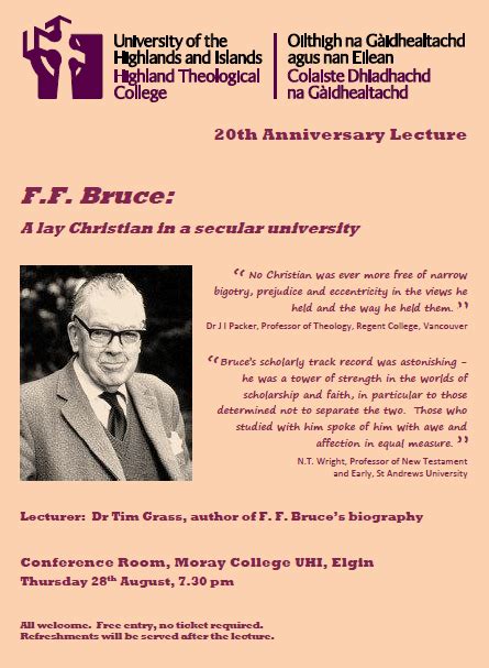 20th Anniversary Ff Bruce Lecture