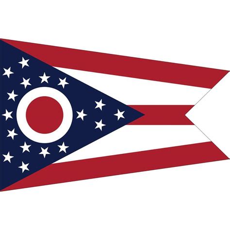 Oh Flags State Of Ohio Flag Outdoor Nylon Made In Usa