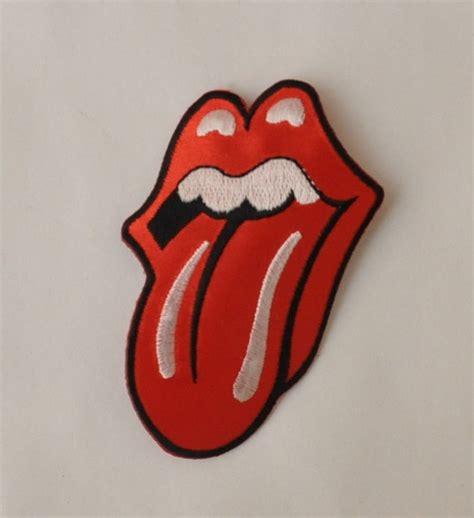 Rolling Stones Iron On Patch Rock Band By Mercerianoeviu On Etsy