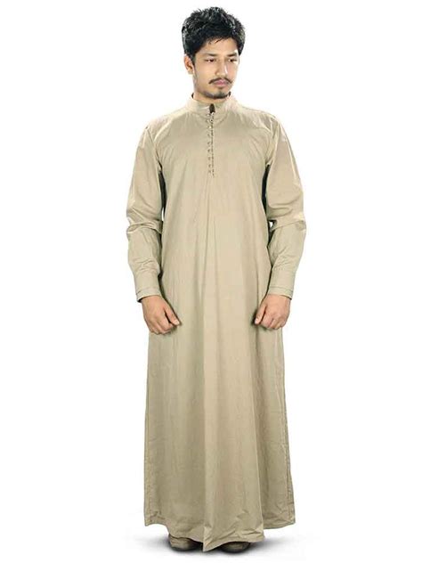 Gambar Baju Gamis Pria Arab Voal Motif