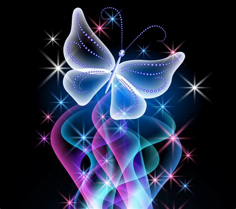 Update More Than Neon Butterfly Wallpaper Super Hot In Cdgdbentre