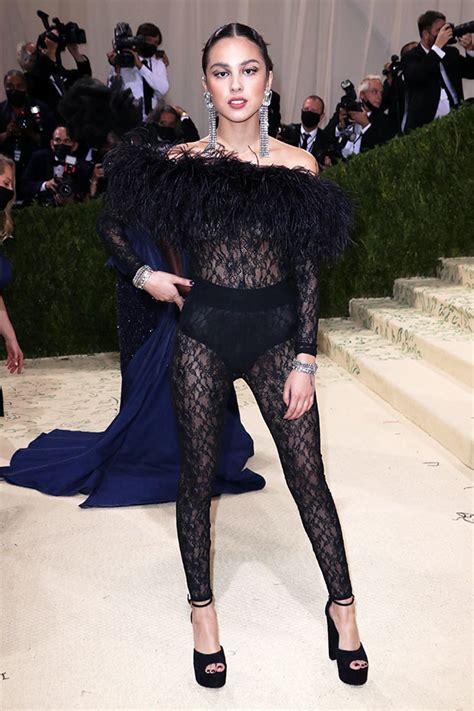 Olivia Rodrigo Sizzles In Sheer Lace Catsuit At The Met Gala Fashion Model Secret