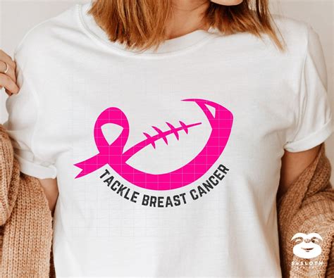 Tackle Breast Cancer Svg Png Dxf Files Instant Download For Etsy