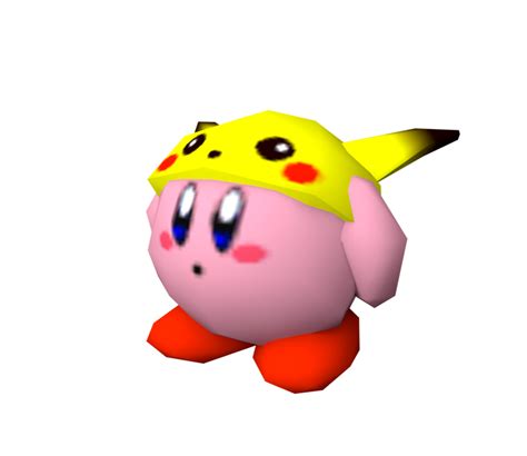 Nintendo 64 Super Smash Bros Kirby Pikachu The Models Resource
