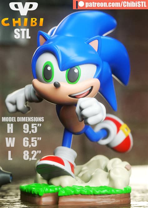 Sonic The Hedgehog Chibi Etsy