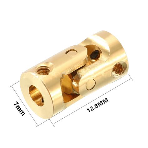 10pcs Brass Motor Connector Universal Joint Coupling Rc Boat Car Shaft Coupler Ebay