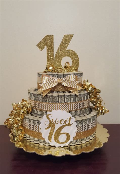 Money Cake Happy Sweet 16 16th Birthday T Visit My Facebook