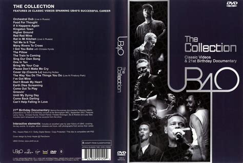 Ub 40 The Collection Jaquette Dvd Sur