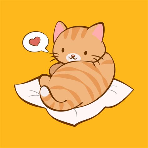 Kawaii Orange Tabby Kitty Cat Love Kitty T Shirt Teepublic