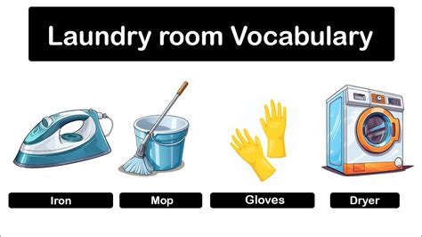 Laundry Room Vocabulary In English Youtube
