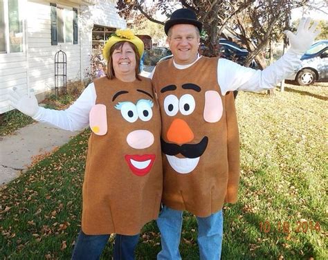 Mr And Mrs Potato Head Costumes Pretty Easy To Make Homemade
