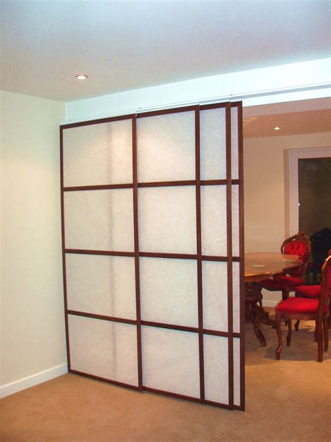 Shoji Screens For Sliding Glass Doors Sliding Door Room Dividers