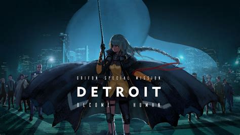 Girls Frontline Detroit Become Human M16a1 With Background