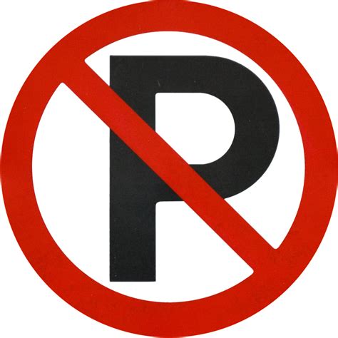 No Parking Symbol Clipart Best