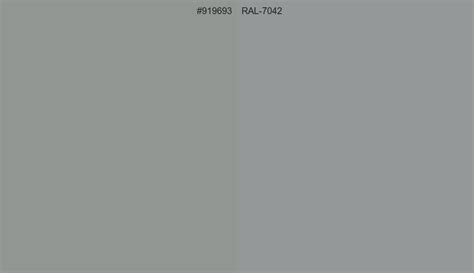 HEX 919693 To RAL Code RAL 7042 Conversion Chart RAL Classic
