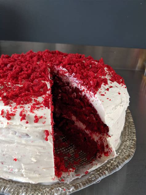 Homemade Red Velvet Cake Food