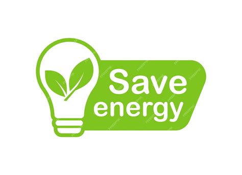 Premium Vector Save Energy Symbol Light Bulb With Green Leaf Eco