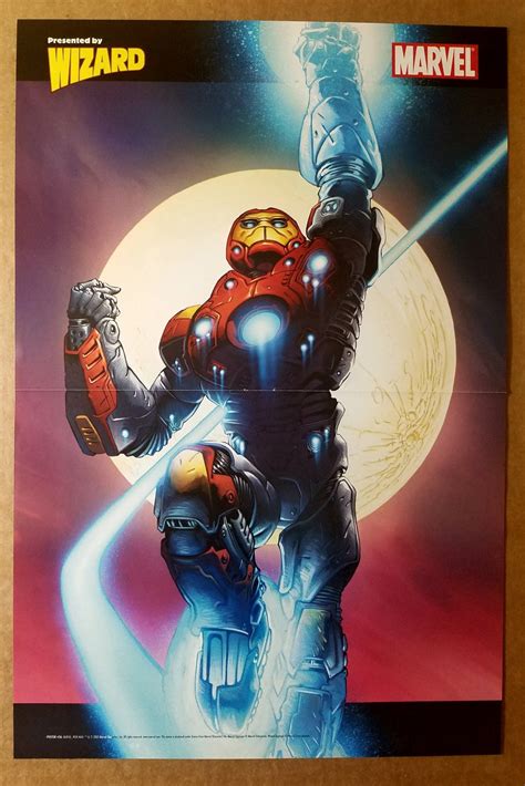 Ultimate Iron Man Marvel Comics Poster By Andy Kubert