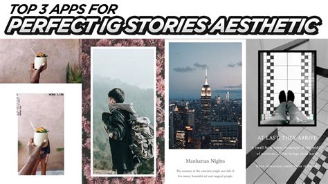 Top 3 Apps For Perfect Instagram Stories Easy Aesthetic Edits