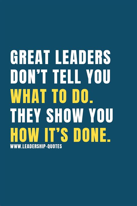 great leaders quote inspiration