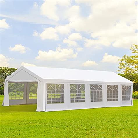 Outsunny 16 X 32 Heavy Duty Party Tent And Carport With Removable