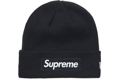 Supreme New Era Box Logo Beanie Fw21 Black Fw21 Us