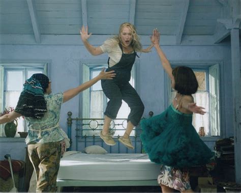 Mamma Mia Classic Scene Meryl Streep Jumps On Bed 8x10 Photo The