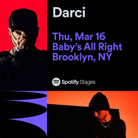 Buy Tickets To Darci In Brooklyn On March 16 2023