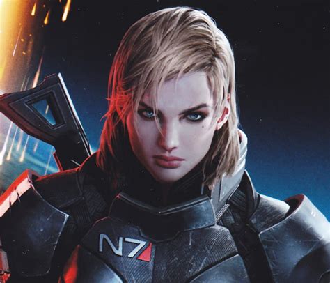 Mass Effect 3 Female Shepard Blonde Hd Wallpaper Pxfuel