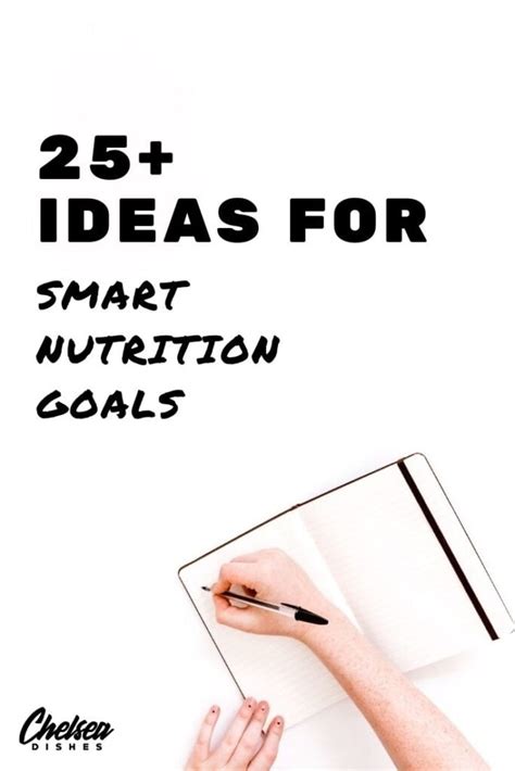25 Nutrition Smart Goal Ideas Chelsea Dishes