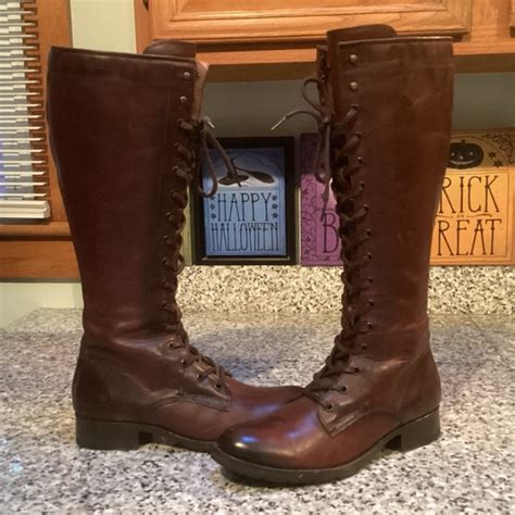 Frye Shoes Frye Melissa Tall Lace Up Boots Poshmark