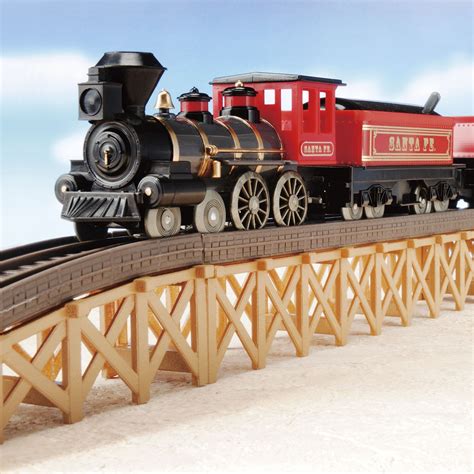 Classic 1880s Santa Fe Steam Locomotive Toy Train Set Lec Usa Lec U
