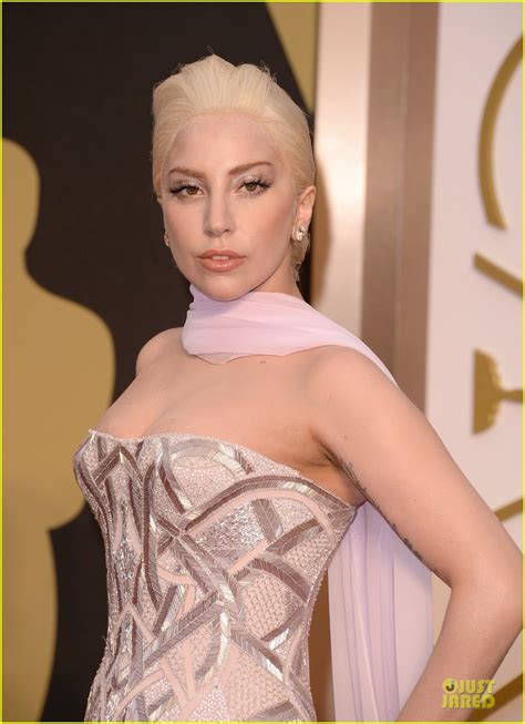 Lady Gaga Metallic Goddess On Oscars 2014 Red Carpet Photo 3063937