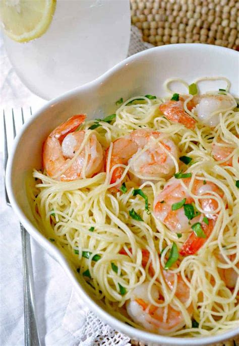 Shrimp scampi is a seafood dish that consists of large prawns are sautéed in butter and garlic. Garlic Shrimp Scampi