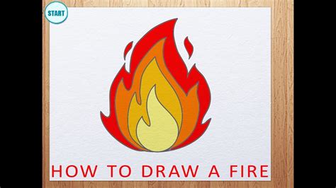 Clipart Cartoon Fire Drawing Easy Drawing Flames Fire Drawing Fire