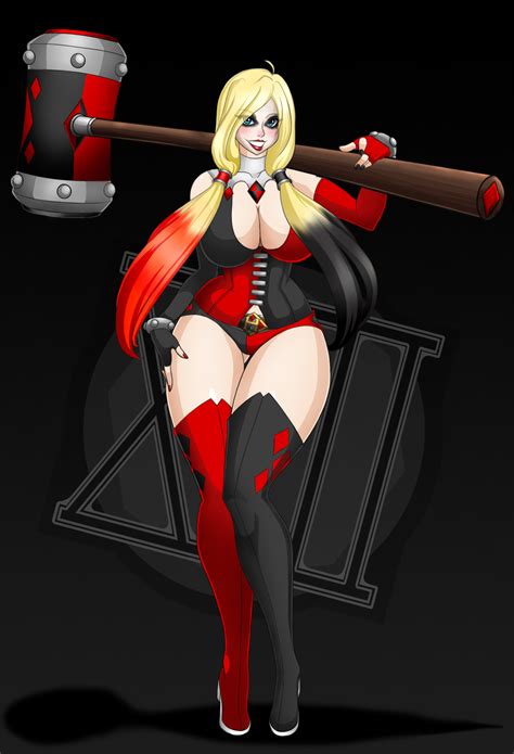 Harley Quinn Long Hair Version By Waifuholic Hentai Foundry