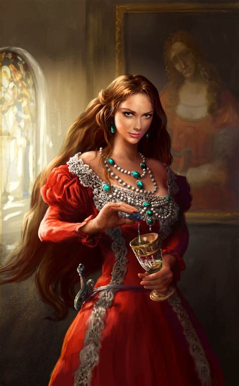 Lady Aleksander Karcz Medieval Woman Fantasy Art Women Fantasy Women