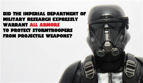 Product Liability Litigation For Defective Stormtrooper Armor The