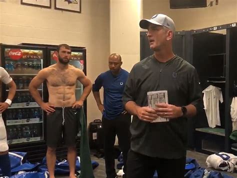 Andrew Luck Has Crazy Abs In Colts Locker Room Video