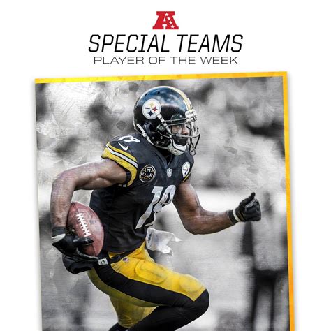 juju smith schuster has been named afc special teams player of the week congrats juju
