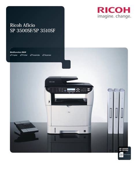 Black & white laser printer, max. Ricoh Aficio So 3510Sf Printer Driwer / RICOH AFICIO 270 ...