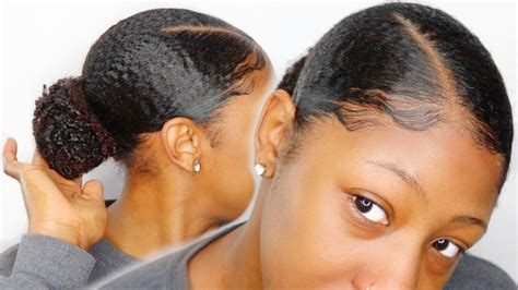 2020 ponytail hairstyle|packing gel hairstyles for ladies all credit to the rightful owners. No Gel!!! Sleek Low Bun Tutorial On Type 4 Natural Hair ...