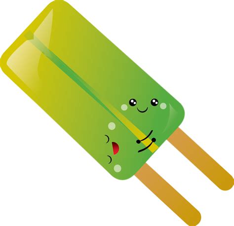Green Popsicle Cartoon Clip Art Library