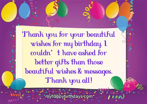135 Top Thank You Messages For Birthday Wishes Quotes Wishes Corner