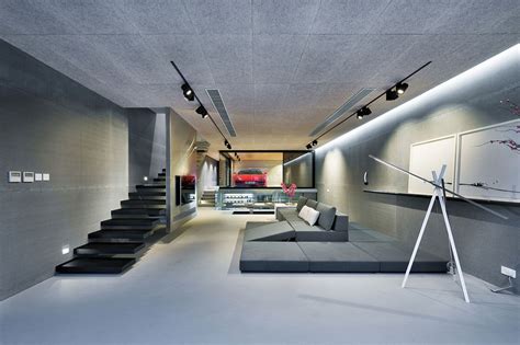 An Ultra Modern House In Hong Kong With A Glass Walled Garage