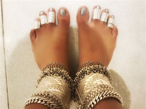 Heavy Silver Anklets Indian Traditional Anklets Silver Toe Rings