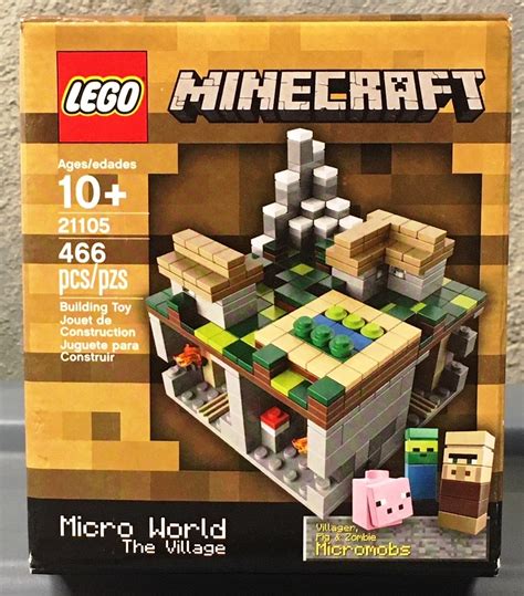 Lego Minecraft The Village Micro World Cuusoo Set 21105 New 2013
